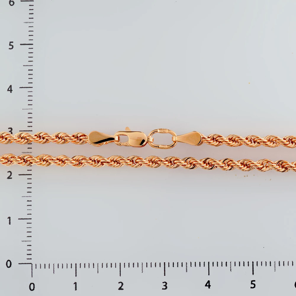 Цепь из красного золота 585 пробы