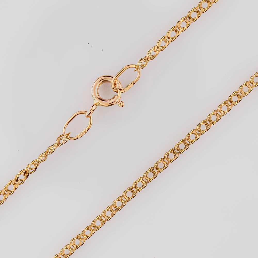 Цепь из красного золота 585 пробы