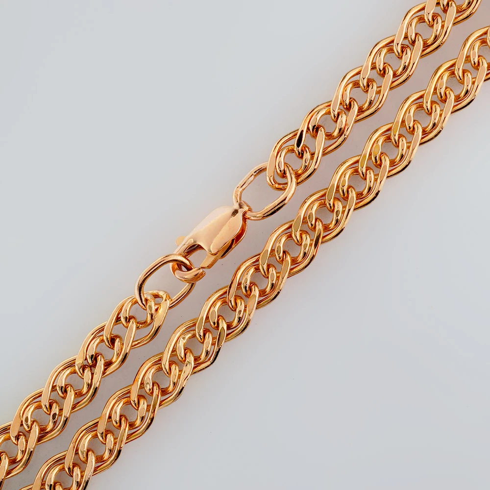 Цепь из красного золота 585 пробы