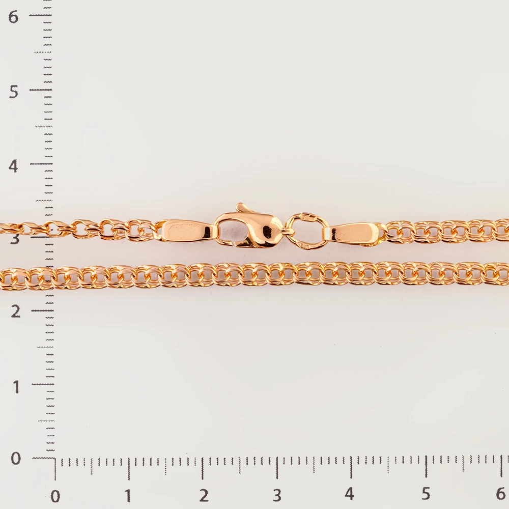 Цепь из красного золота 585 пробы