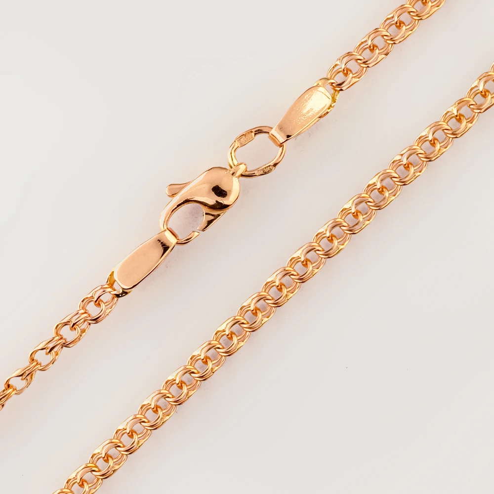 Цепь из красного золота 585 пробы