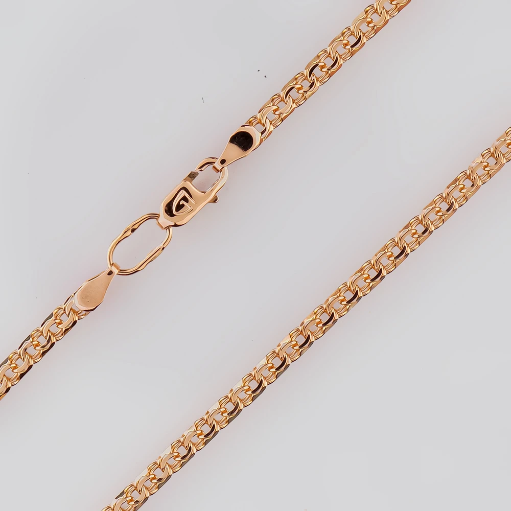 Цепь из красного золота 585 пробы