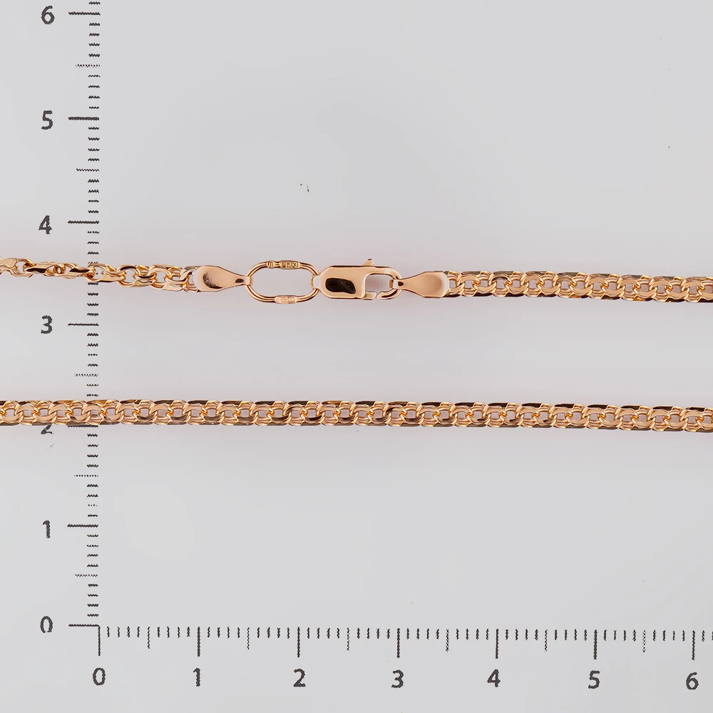 Цепь из красного золота 585 пробы