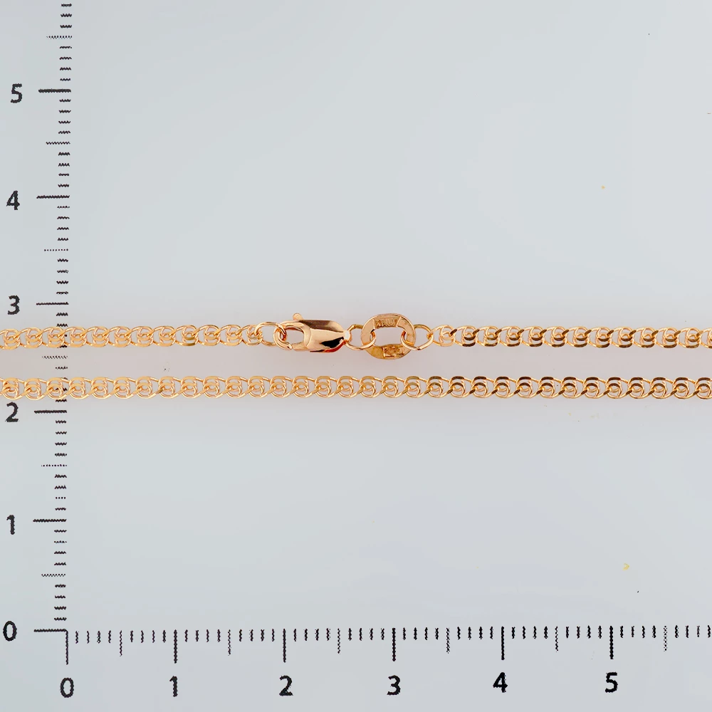 Цепь из красного золота 585 пробы