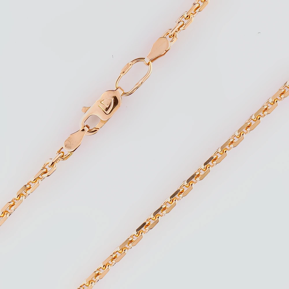 Цепь из красного золота 585 пробы