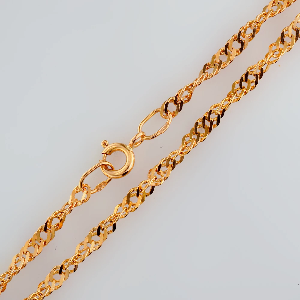 Цепь из красного золота 585 пробы