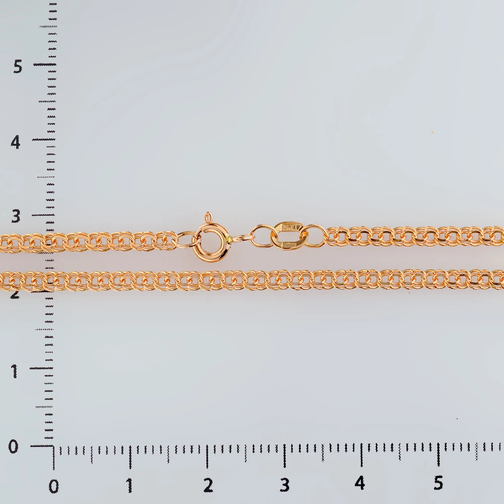 Цепь из красного золота 585 пробы