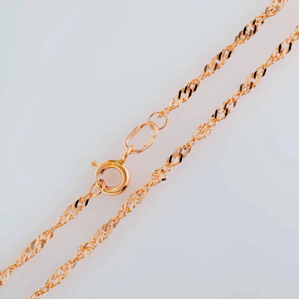 Цепь из красного золота 585 пробы