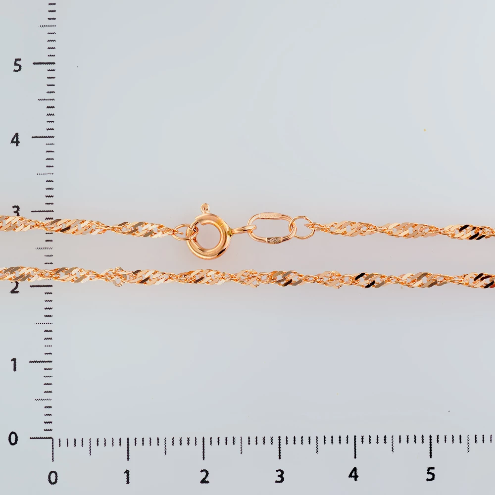 Цепь из красного золота 585 пробы