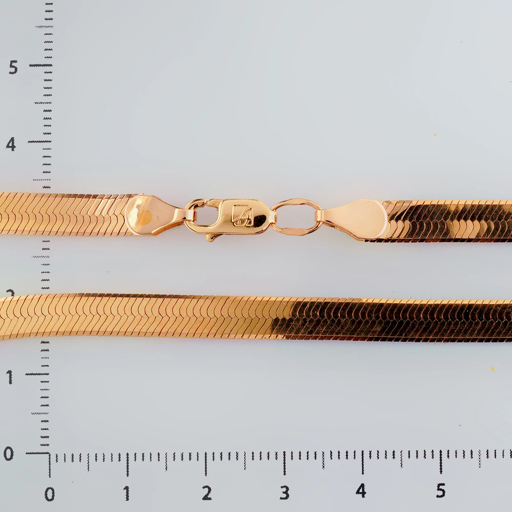 Цепь из красного золота 585 пробы