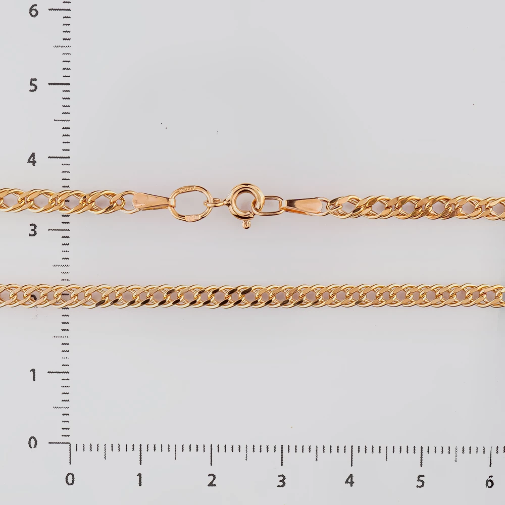 Цепь из красного золота 585 пробы