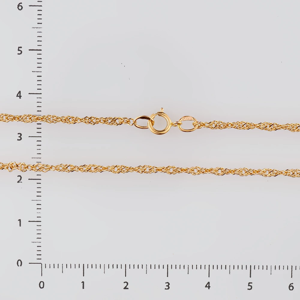 Цепь из красного золота 585 пробы