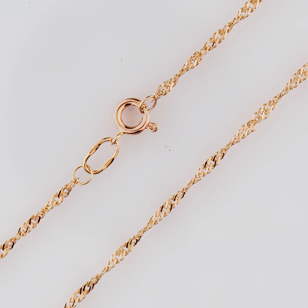 Цепь из красного золота 585 пробы