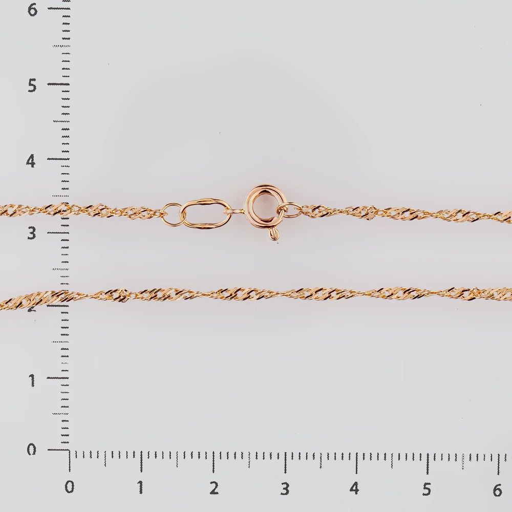 Цепь из красного золота 585 пробы