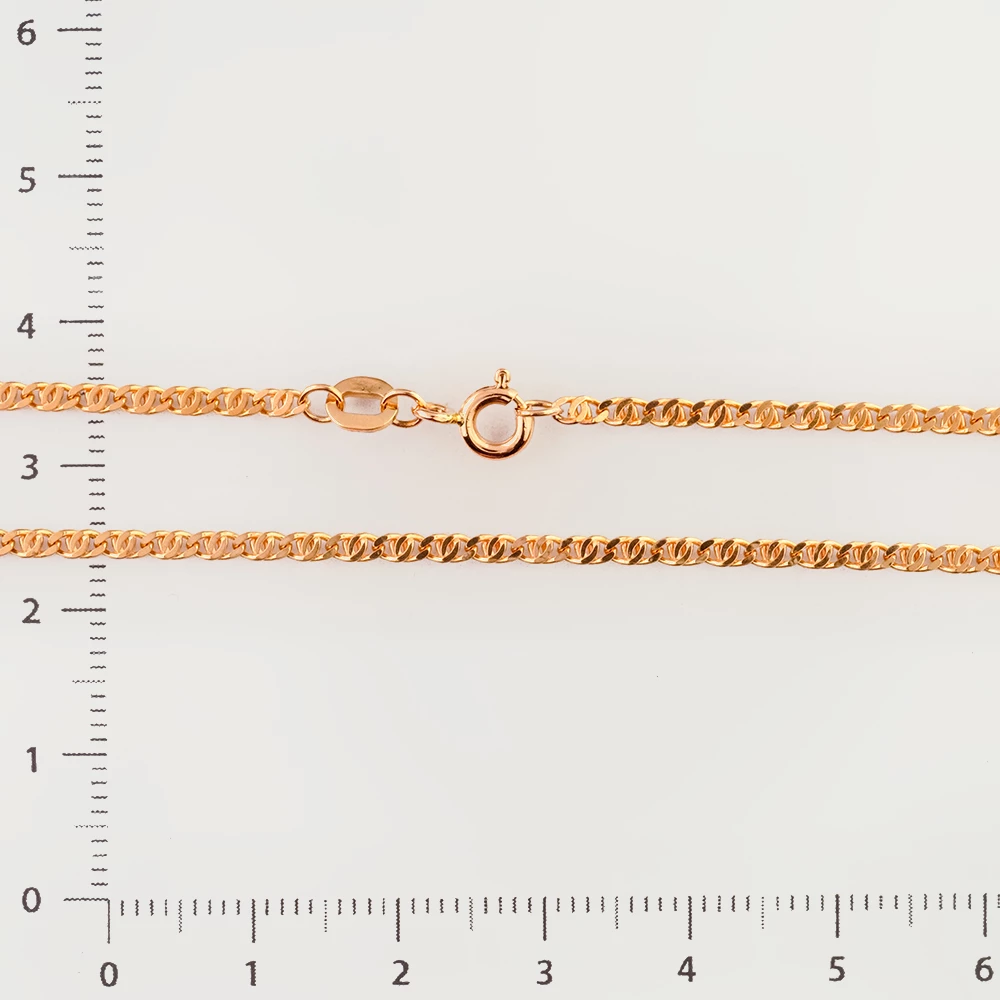 Цепь из красного золота 585 пробы