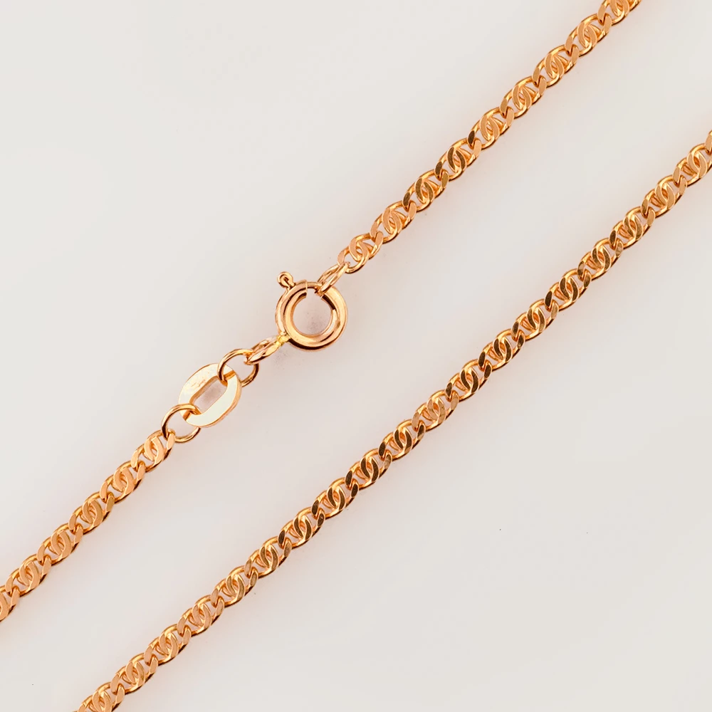 Цепь из красного золота 585 пробы