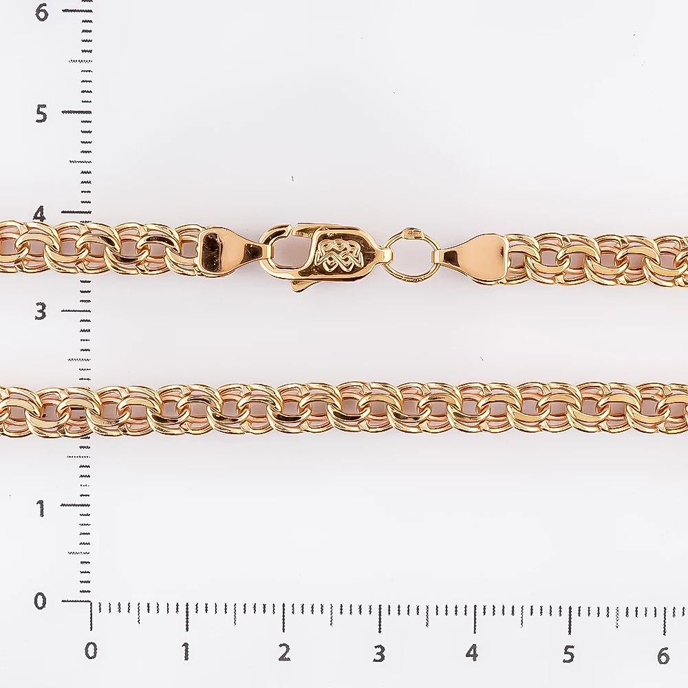 Цепь из красного золота 585 пробы
