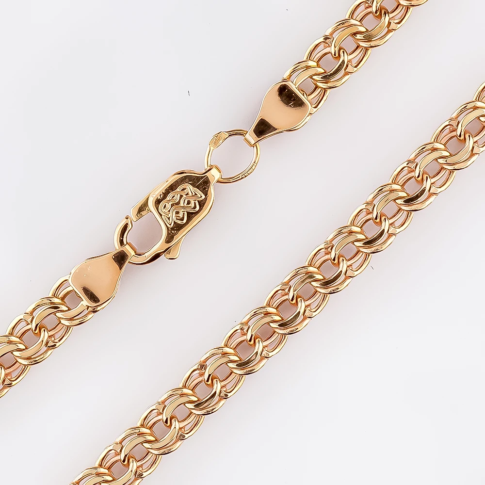 Цепь из красного золота 585 пробы