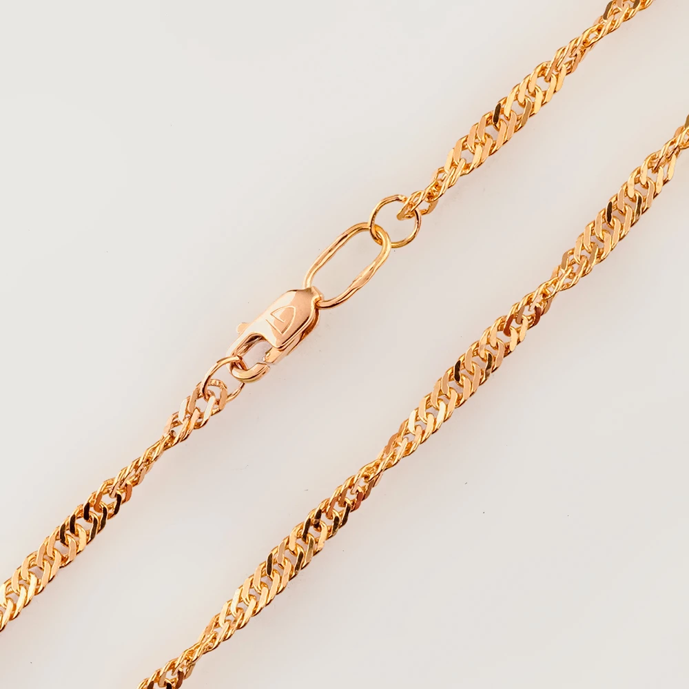 Цепь из красного золота 585 пробы