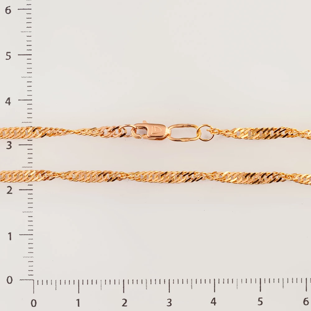 Цепь из красного золота 585 пробы