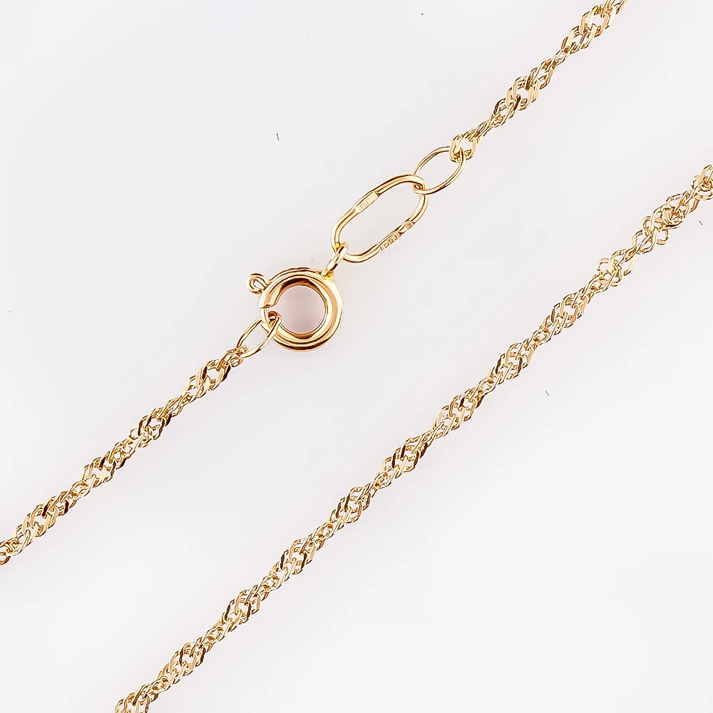 Цепь из красного золота 585 пробы