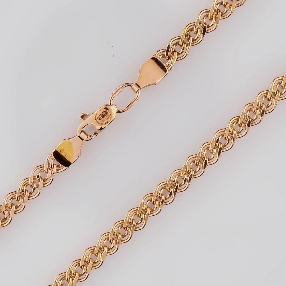 Цепь из красного золота 585 пробы