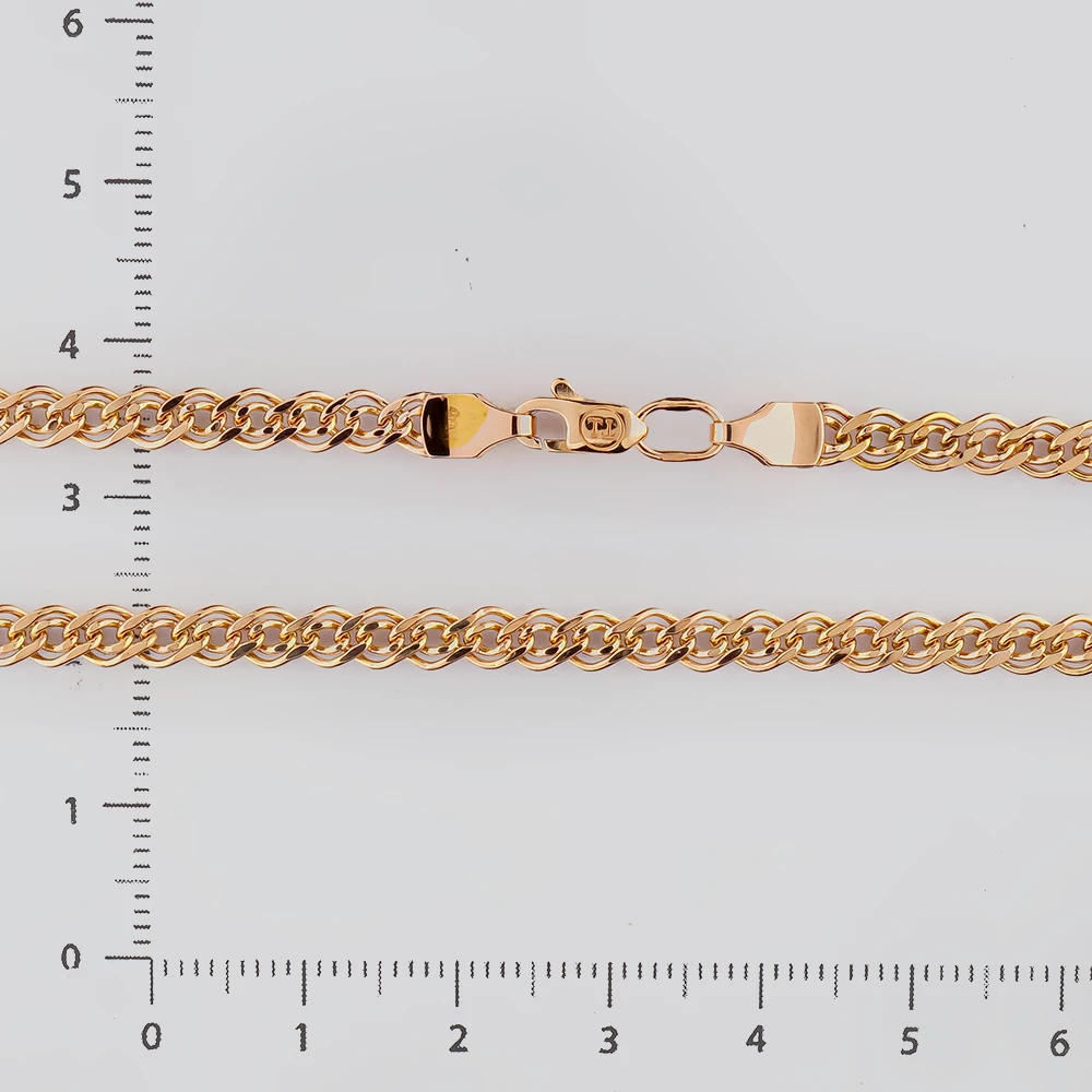 Цепь из красного золота 585 пробы