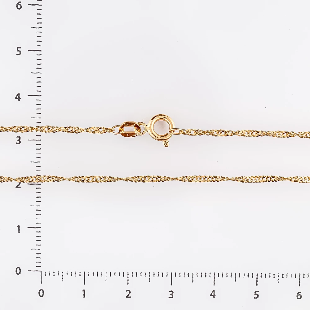 Цепь из красного золота 585 пробы