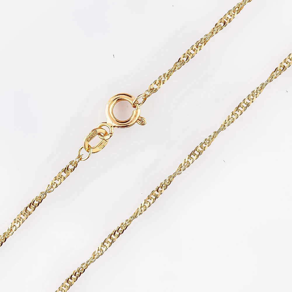 Цепь из красного золота 585 пробы