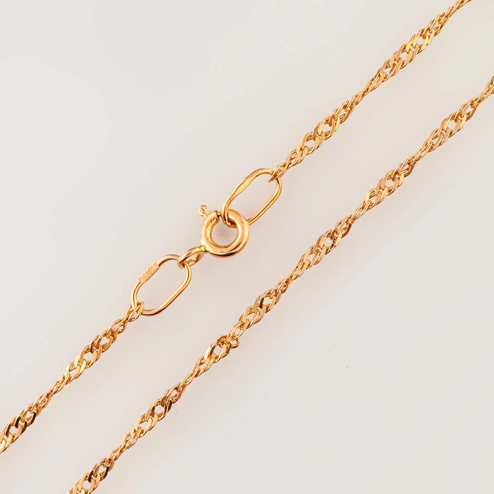 Цепь из красного золота 585 пробы