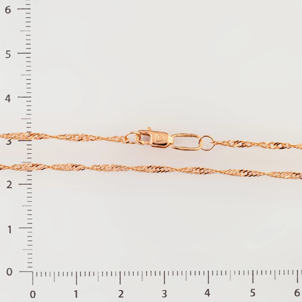 Цепь из красного золота 585 пробы