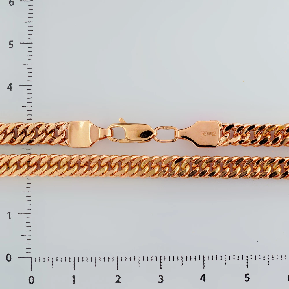 Цепь из красного золота 585 пробы