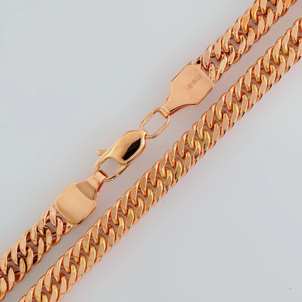 Цепь из красного золота 585 пробы