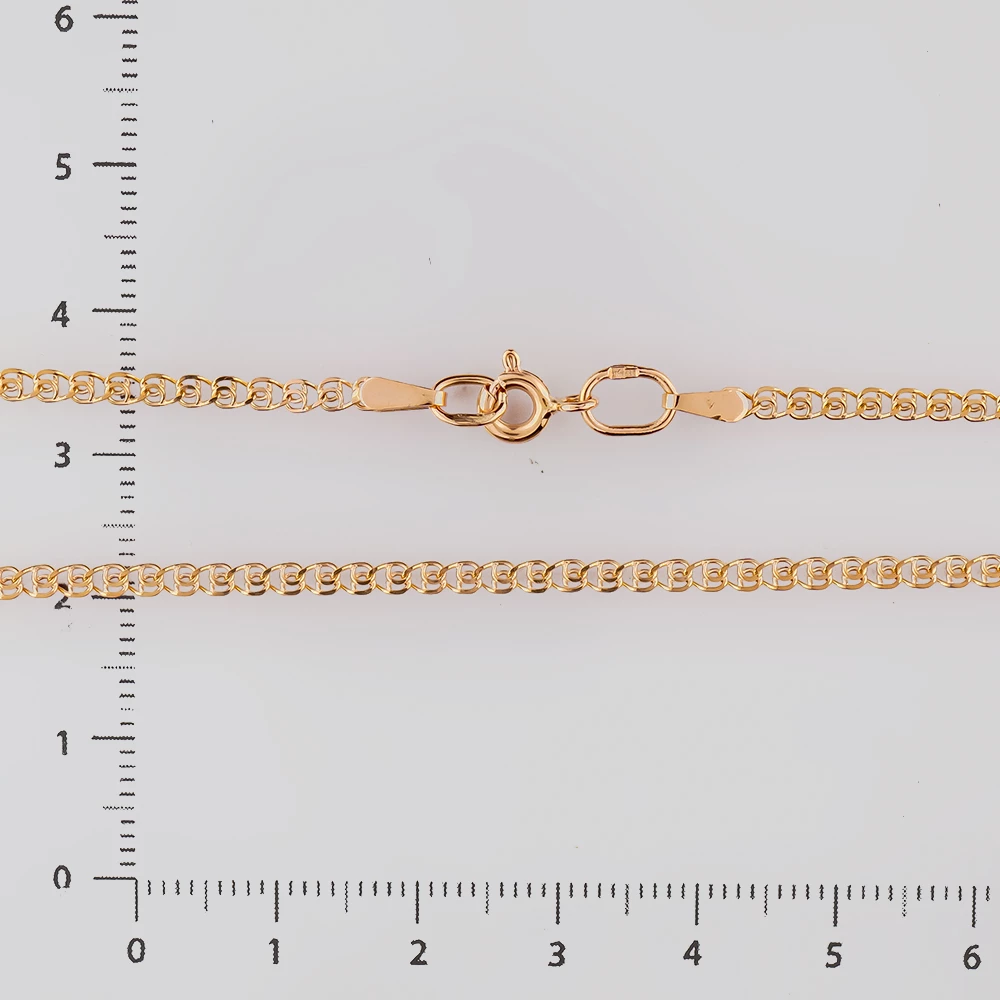 Цепь из красного золота 585 пробы