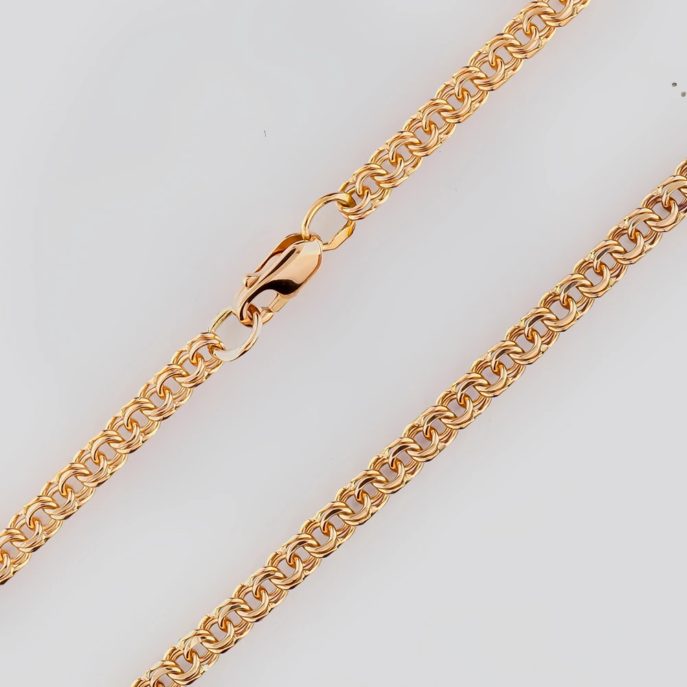 Цепь из красного золота 585 пробы