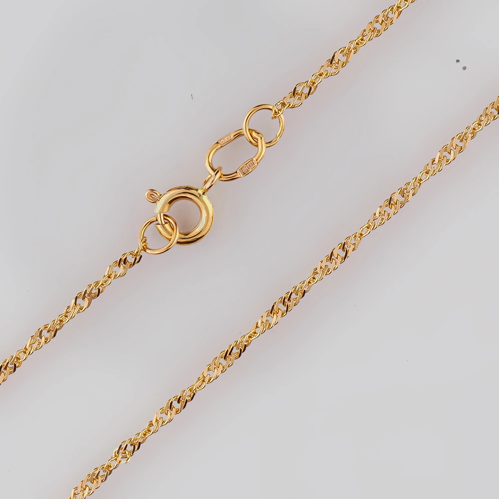 Цепь из красного золота 585 пробы