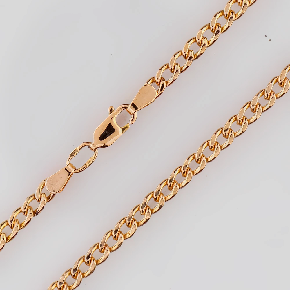 Цепь из красного золота 585 пробы