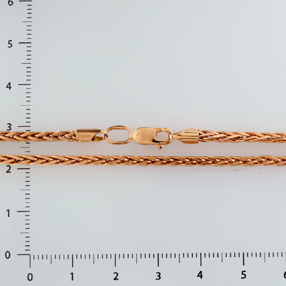 Цепь из красного золота 585 пробы