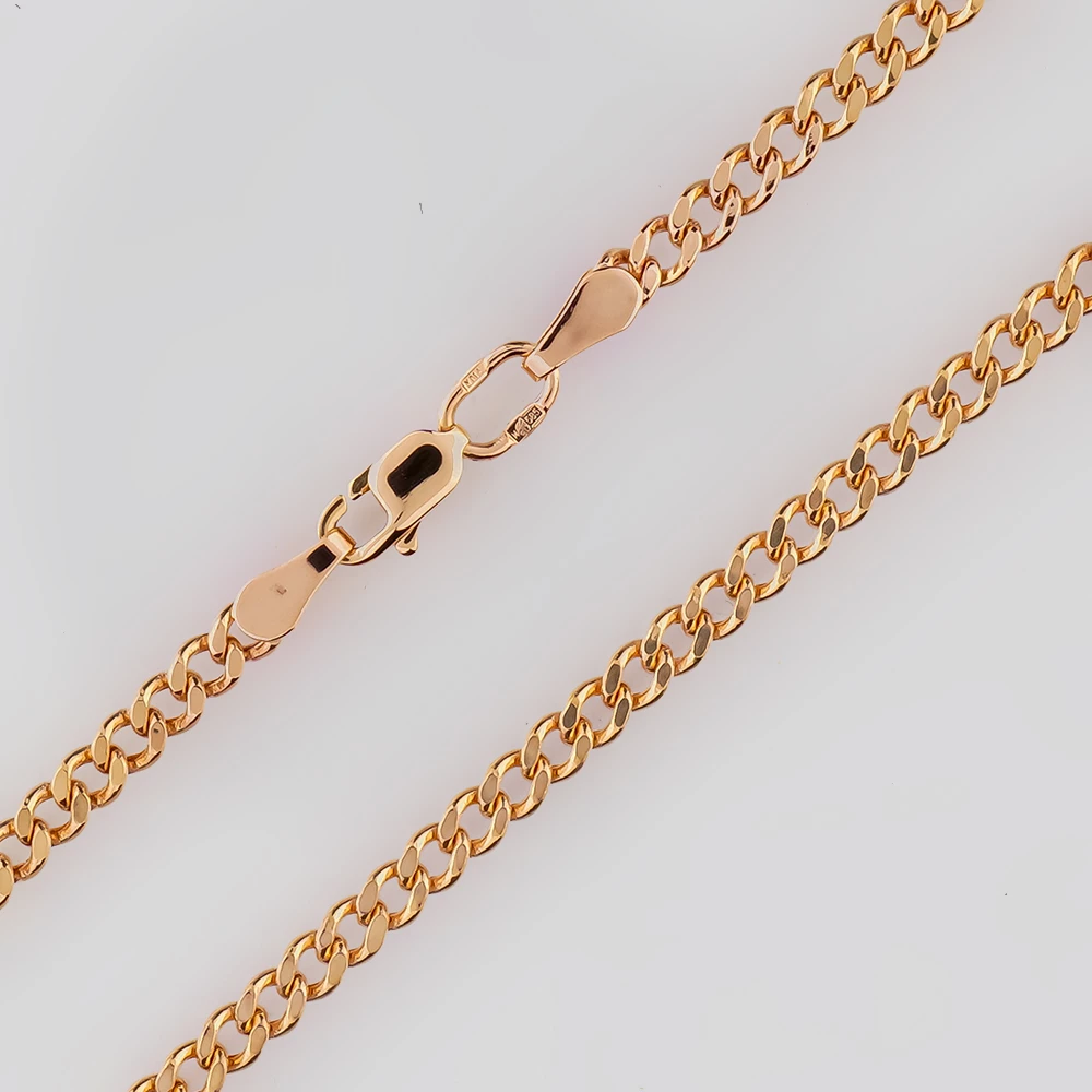 Цепь из красного золота 585 пробы