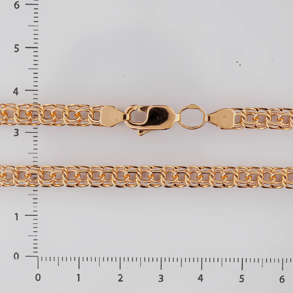 Цепь из красного золота 585 пробы