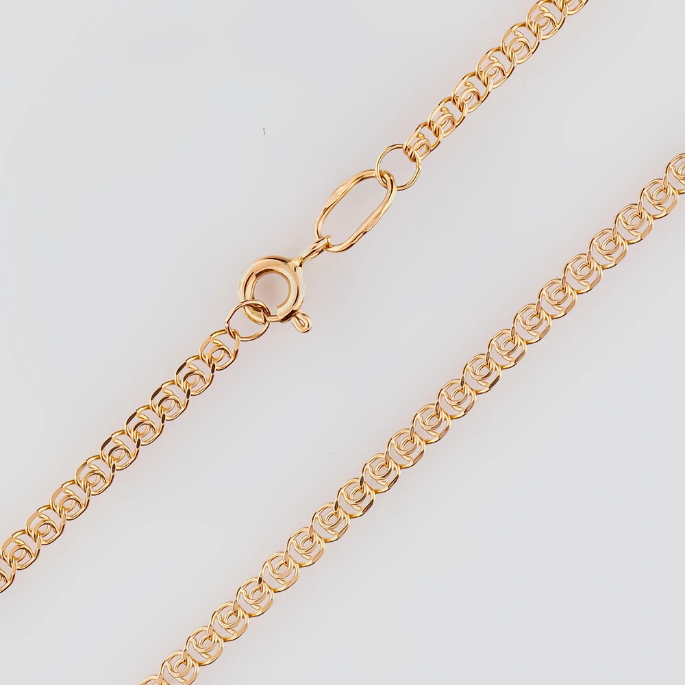 Цепь из красного золота 585 пробы