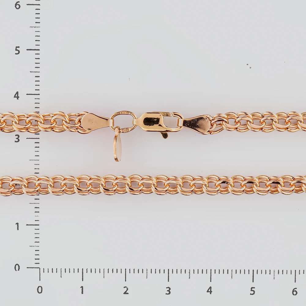 Цепь из красного золота 585 пробы