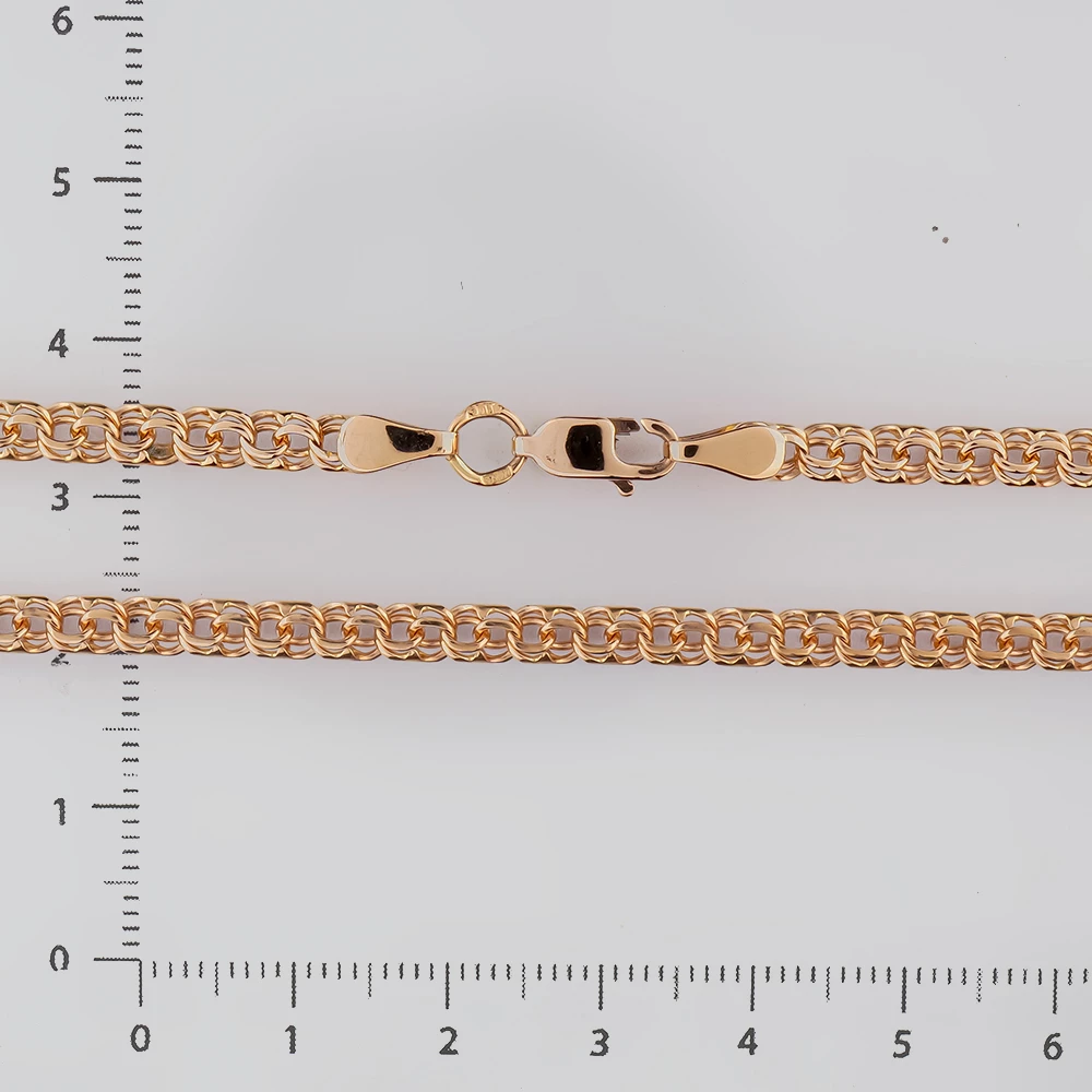 Цепь из красного золота 585 пробы