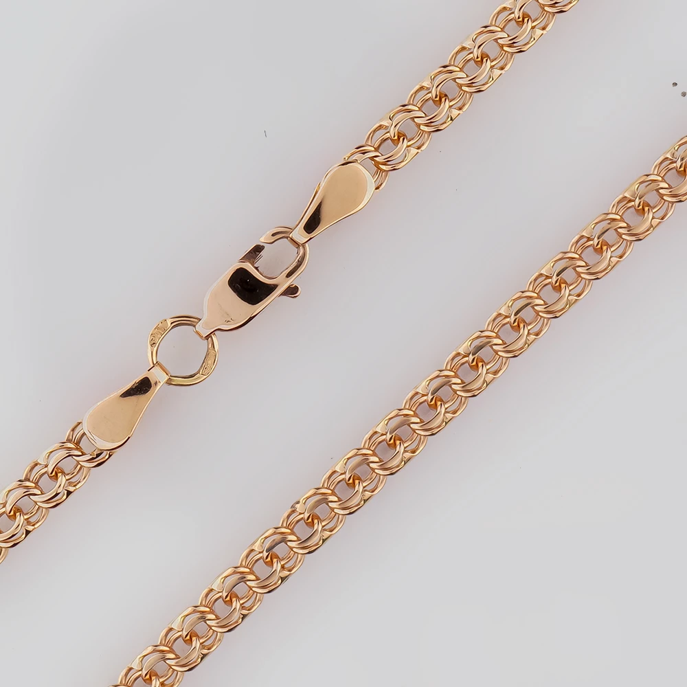 Цепь из красного золота 585 пробы