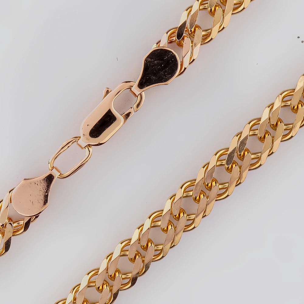 Цепь из красного золота 585 пробы