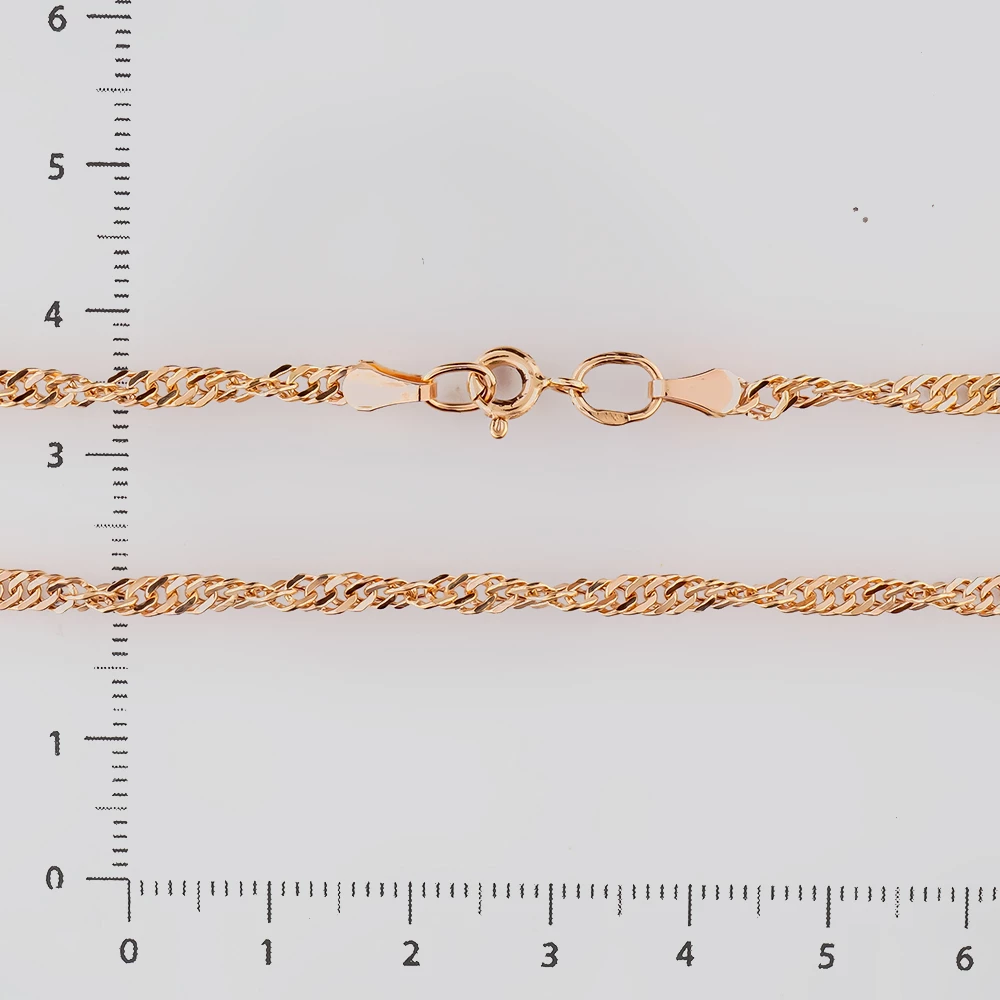 Цепь из красного золота 585 пробы