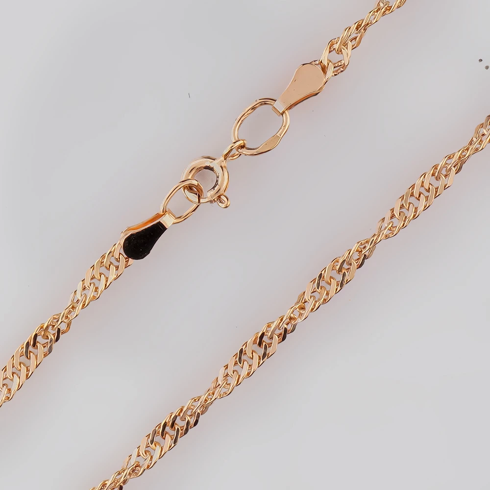 Цепь из красного золота 585 пробы