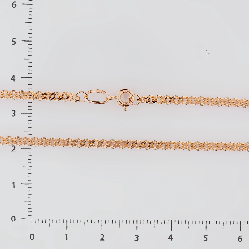 Цепь из красного золота 585 пробы