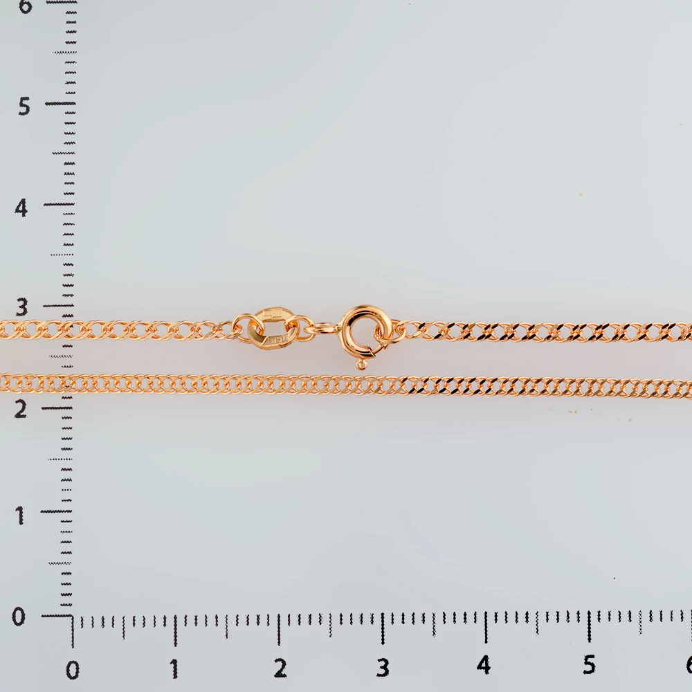 Цепь из красного золота 585 пробы