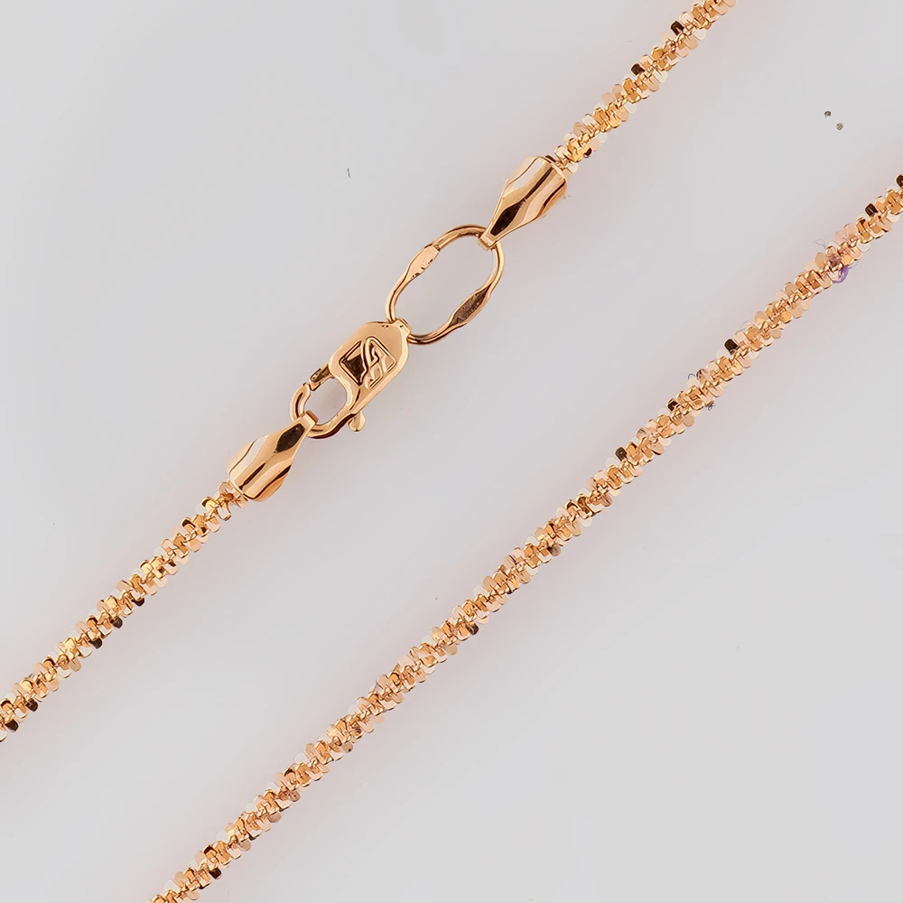 Цепь из красного золота 585 пробы